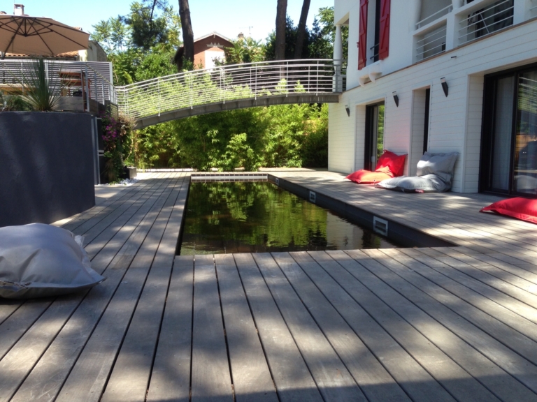 Nauzin CC Réalisation Piscines & Concept - Piscine traditionnelle -fond mobile