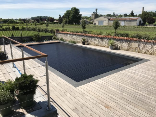 Maumont Securiser Sa Piscine - volet roulant - lames polycarbonates